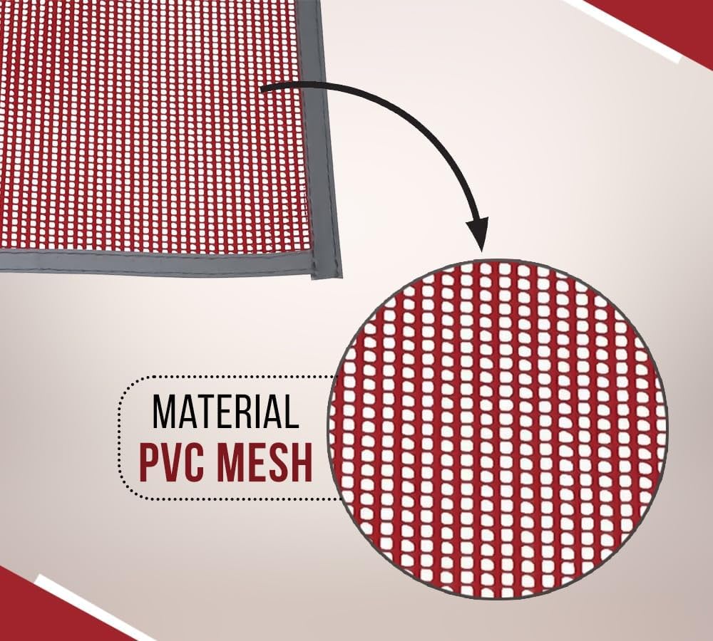 (16 Pack) 18"x18" Red Warning Flags for Trucks with Dowel & Reflective Webbing - High Visibility Vinyl Mesh Safety Flag DOT Compliant