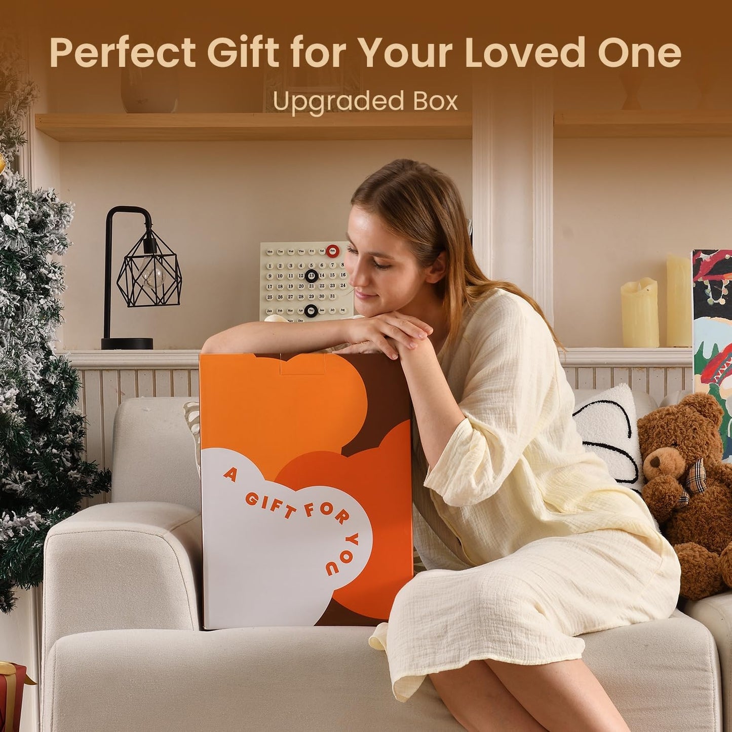 Bearhug Electric Blanket Full Size 77" x 84", 10 Heat Settings Heated Blanket, 1-12 Hour Auto Shut-Off, Faux Fur & Sherpa Dual-Sided Heating Blanket, Machine Washable, Gift-Ready Elegant Packaging