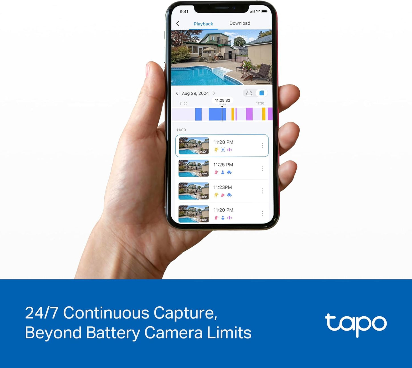 Tapo MagCam 4K Solar, 4K Ultra HD Outdoor Wireless Battery Camera w/Solar Panel โ 24/7 Capture, Free Person/Vehicle Detection, Starlight Color Night Vision, Works w/Alexa & Google Assistant