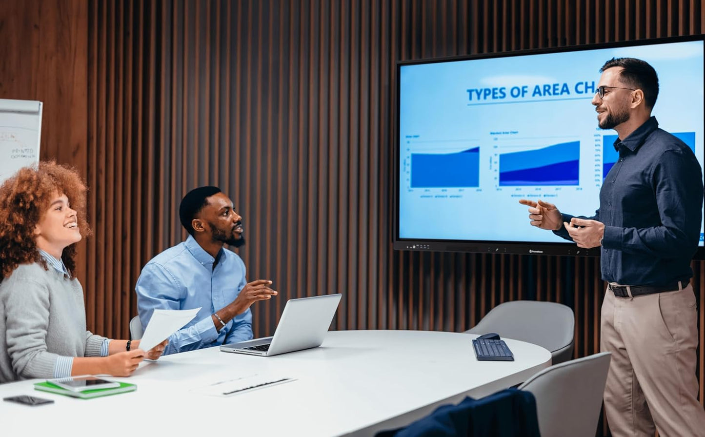 Promethean ActivPanel LE 75” High Specification Digital Whiteboard, 4K UHD, Interactive Display, Android OS, EDLA Certified, 3 Year Onsite Support