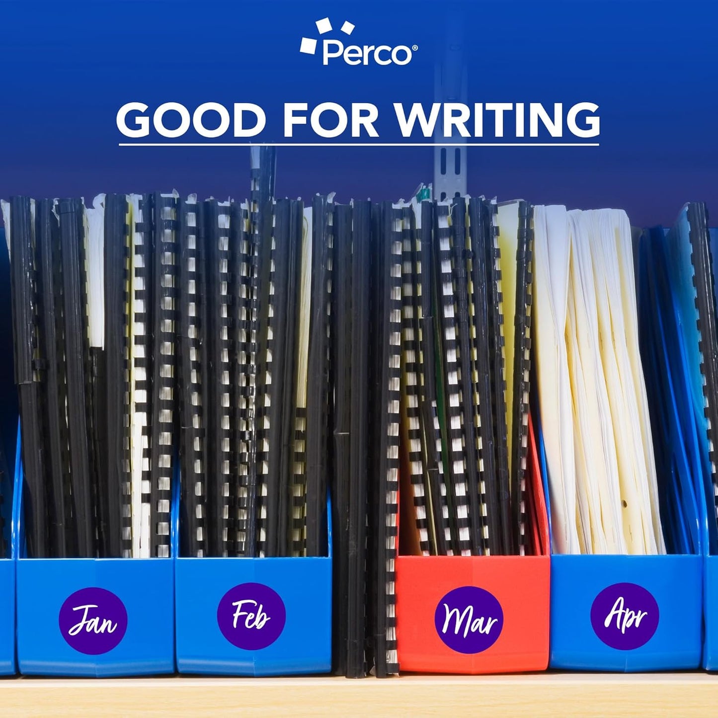 Perco Purple 2-Inch Perforated Circle Dot Sticker Labels — 250 Round Stickers Per Roll — with Permanent Adhesive for Organizing, Color Coding, Bin Labeling, Packaging Alerts — Made in USA