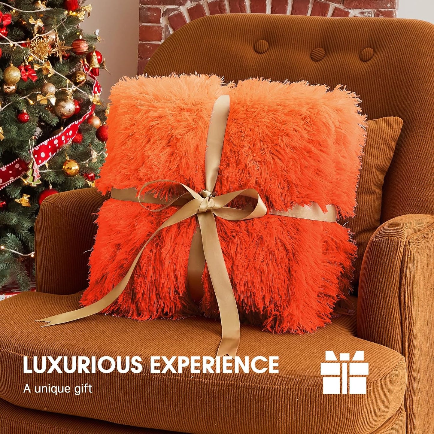 Heated Electric Blanket Throw–Faux Fur with Soft Thick Sherpa,Warm Winter Birthday Gifts for Women Grandma,10 Heat Settings,5 Time Settings with Fast Heating, 50x60, Cocoa Brown