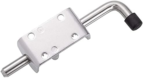 Heavy Duty 304 Stainless Steel Spring Pin Latch Lock Assembly for Doors Cabinets and Utility Trailer Gate -136mm/155mm/165mm (1 pcs) (12X155)