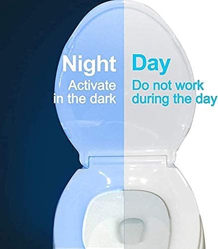 2-Pack Toilet Night Light, Motion-Activated LED Lamp with UV Light, 16-Color Changing, Tap-Activated, Smart Night Light for Bathroom Toilet