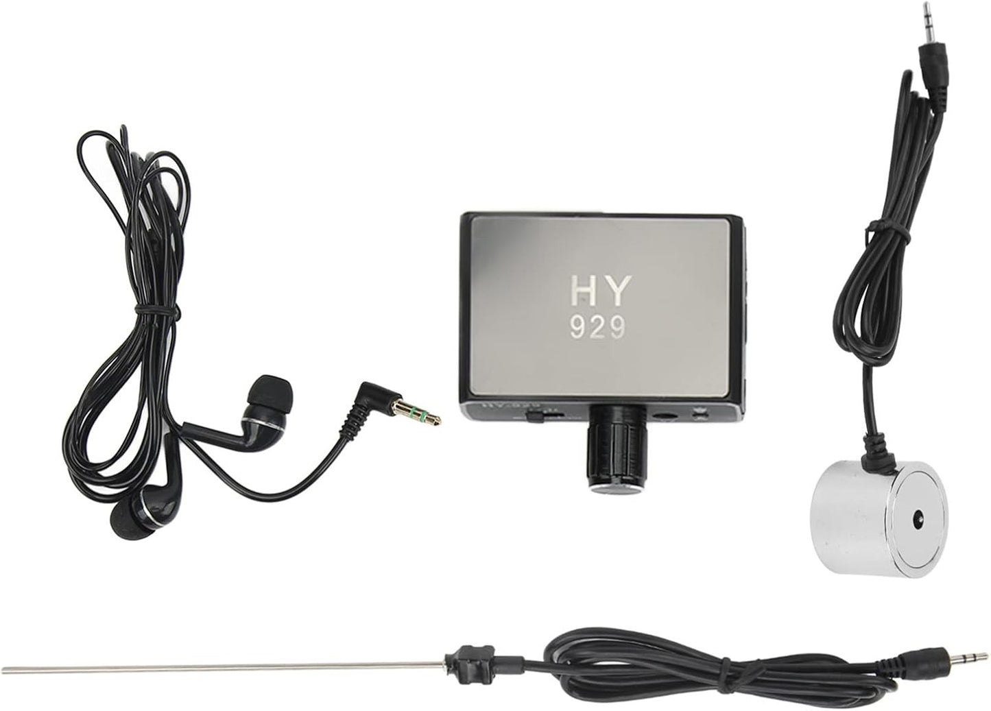 20000X Underground Water Leak Detector, -70D db Double Probe Water Leak Detection Device, AC100-240V US Plug Water Pipe Monitor Kit for Construction Pipeline Inspection