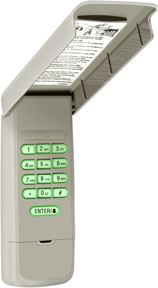 1X 940EV-P2 940ESTD Universal Chamberlain LiftMaster Craftsman Wireless Garage Door Keypad, Security+2.0 MyQ【3-Year-Warranty】