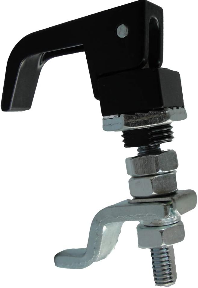 2PCS Black Powder Coated Lift and Turn Compression Latch, Adjustable Grip¡­