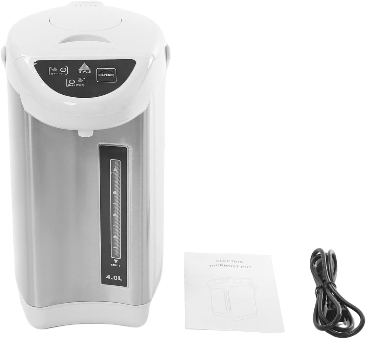 110V Electric Kettle, 750W Stainless Steel Water Boiler Warmer, 4L/135oz Multi Function Smart Electric Kettle with Removable Water Tank and 3 Water Dispensing Modes for Home Offices