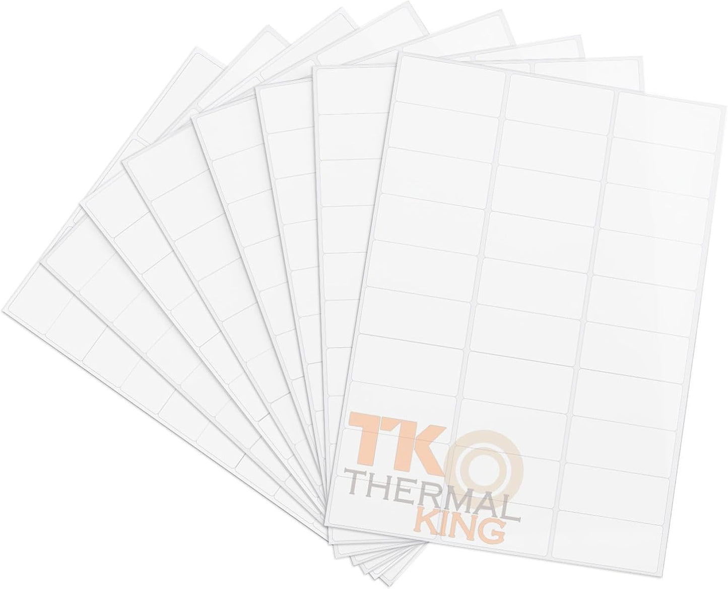 1" x 2-5/8" 100 Sheets Easy Peel White Blank Sticker Mailing Shipping Address 3,000 Labels (30 Labels/Sheet)