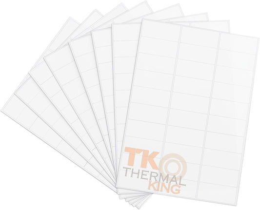 1" x 2-5/8" 100 Sheets Easy Peel White Blank Sticker Mailing Shipping Address 3,000 Labels (30 Labels/Sheet)