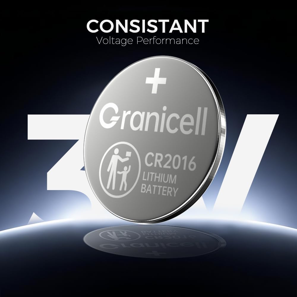 2016 Battery Compatible with Apple AirTag CR2016 Lithium 3V Coin Battery for Child Safety, Suitable for Key Fobs, Smart Sensors, Scales, Candles and More (CR2016-6)