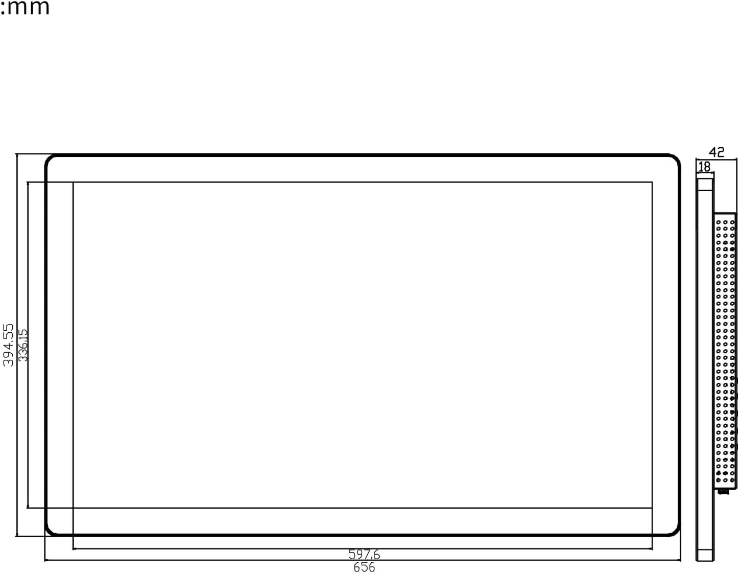 GreenTouch 27 Inch Multi PCAP Touch Screen Monitor LCD Display 1920 * 1080 HD - 16:9 Ratio - HDMI/VGA/DVI Input