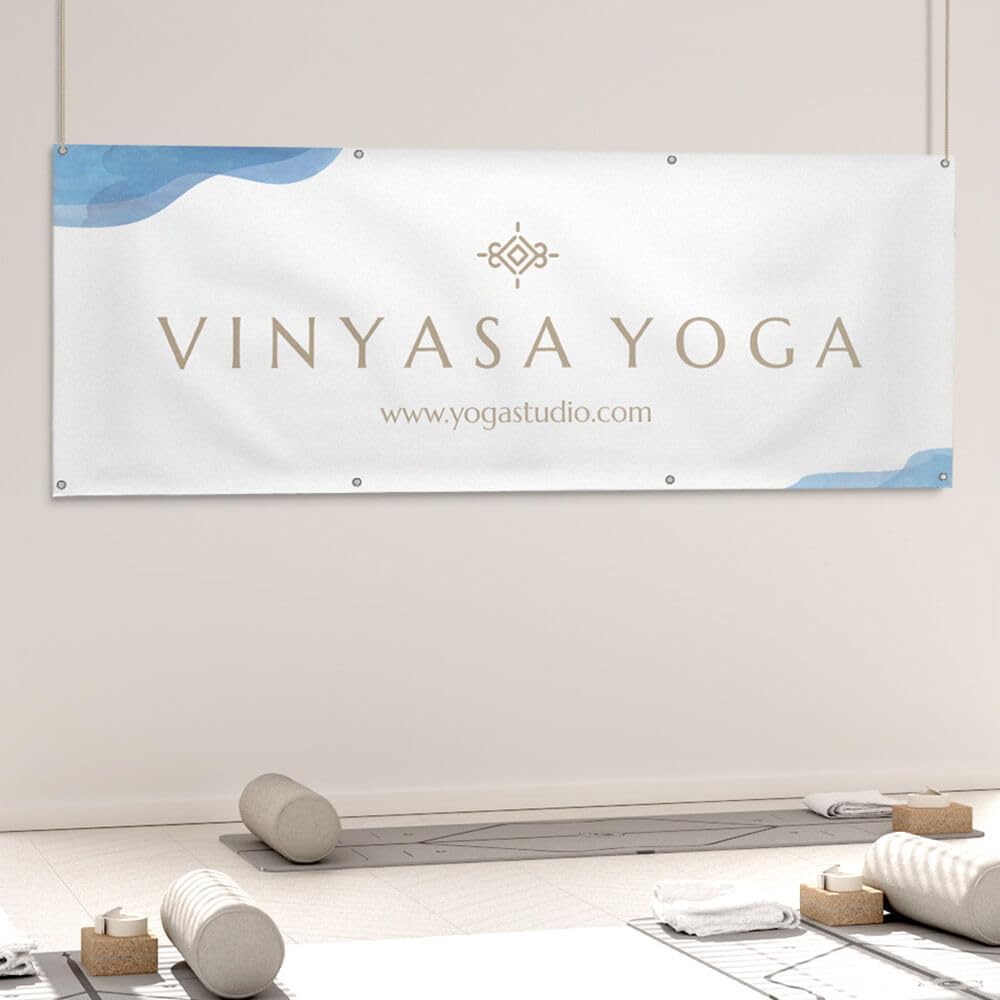 Staples Custom Scrim Vinyl Banner - 24W" x 36L" Quote Banner with 4 Grommets - Durable Outdoor Sign for Events, Promotions, and Business Advertising (Dark)