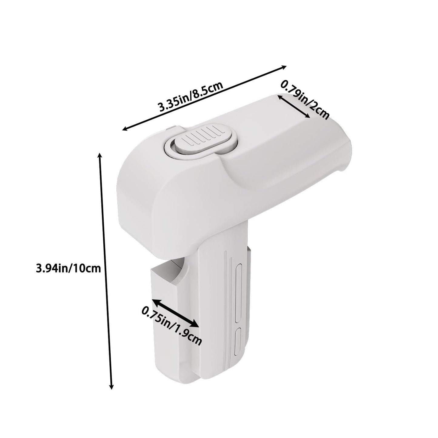 2 Pack Upgrade Child Proof Refrigerator Lock with Two Ways to Open, Home Fridge Freezer Door Lock Latch Catch to Keep Door Closed, no Tools Need or Drill (Grey)