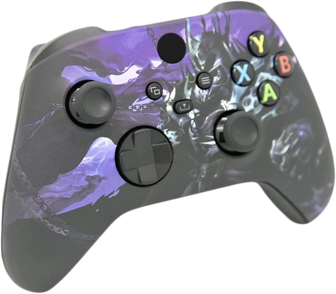 Hand Airbrushed Fade Custom Controller Compatible with Xbox Series X/S & Xbox One (Series X/S Purple Knight)