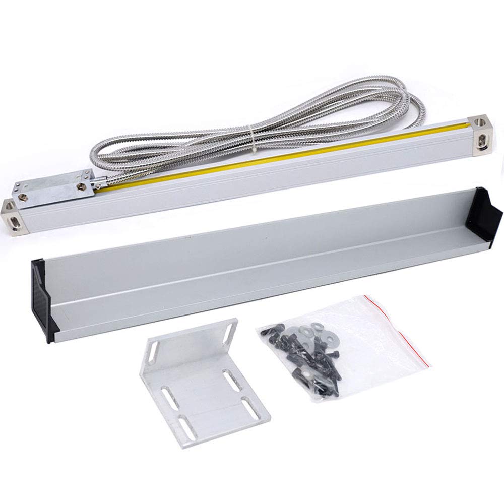 TOAUTO Digital Readout DRO 100mm 4", LCD Display 1um Glass Linear Scale Meter for CNC Milling Lathe EDM Machine