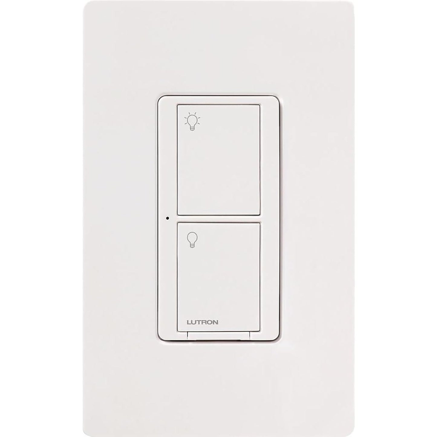 Lutron Caseta Original Smart Light Switch 5 Pack (Lutron Smart Hub Required), for Home, LED Lights, and Fans, 6 Amp, Single-Pole/3-Way, Neutral Required, PD-6ANS-WH, White