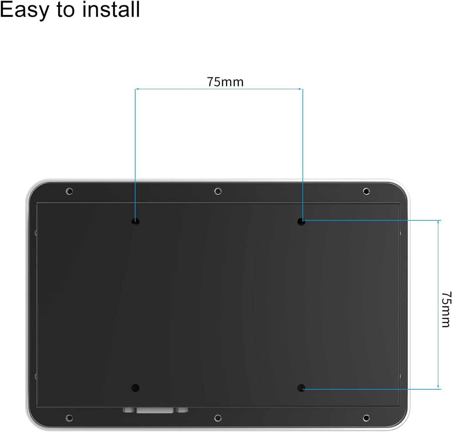 GreenTouch 7 Inch Desktop Wall Mountable Multi PCAP Touch Screen Monitor HDMI/VGA Input 1024 * 600 Resolution Display