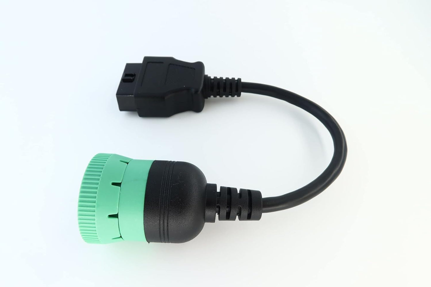 Green Type 2 J1939 Male to 16pin OBD2 Female Cable 16pin to 9pin J1939 Adapter Cable