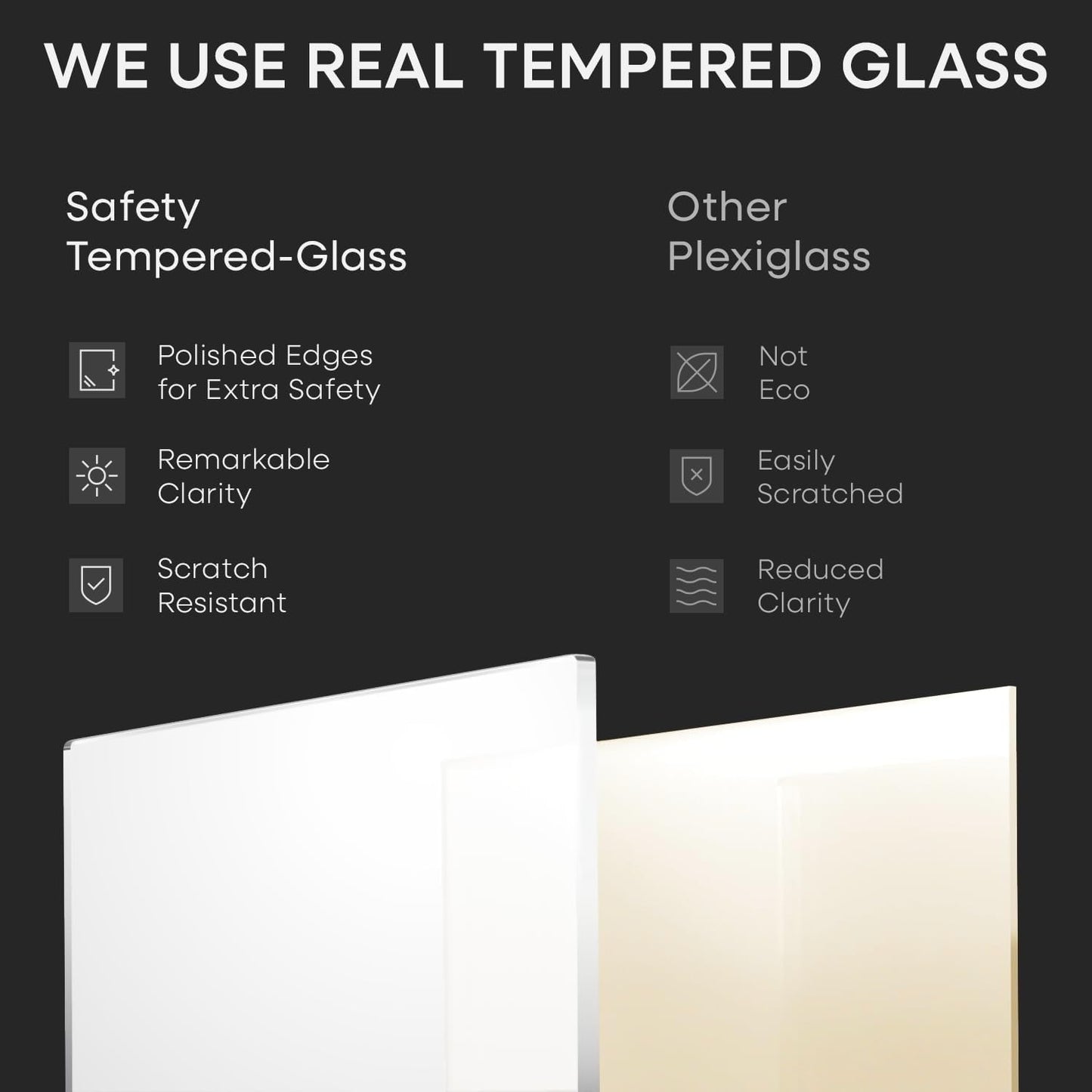 Homeforia A3 Picture Frame Silver, High End Metal 11.7 x 16.5 inch Poster Frames with Mat 8.3 by 11.7 for Photo, A3 Size Frames Matted to A4 Art, 11.7x16.5 Wall Hanging Frame, Tempered Glass, Set of 2