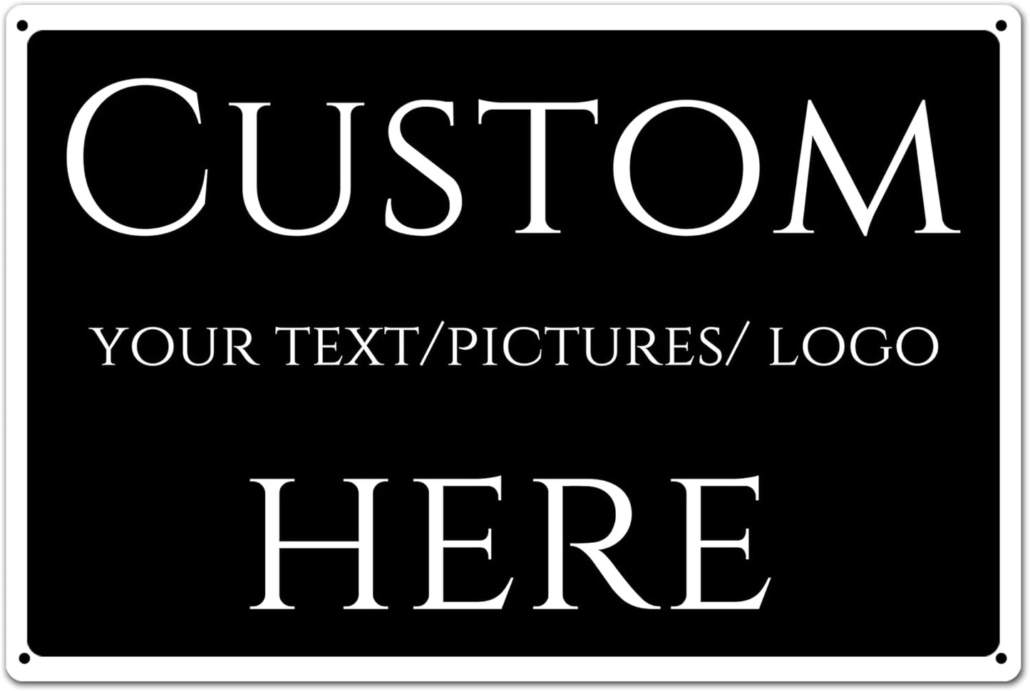 Custom Sign, Custom Delivery Sign，Double-sided，Multiple Sizes, Customize for Office, Business, Workplace, office, Home, Delivery Signs(14 * 10Inch)