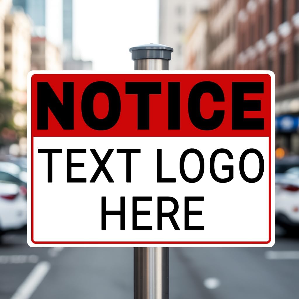 20x15 Inch Custom Sign – Personalized Metal Sign with Your Text or Logo, Rustproof Aluminum for Business, Home, Fence, Gate, or Wall Mounting, UV and Weather Resistant