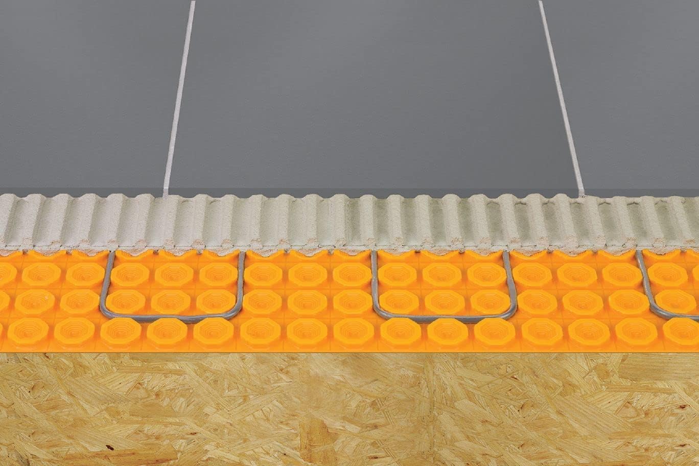 All-in-one Electric Radiant Floor Heating Kit 145 Sq Ft 240V with Smart WiFi Programmable Touchscreen Thermostat, Peel and Stick Heating Uncoupling Membrane, Underfloor Heating Cable