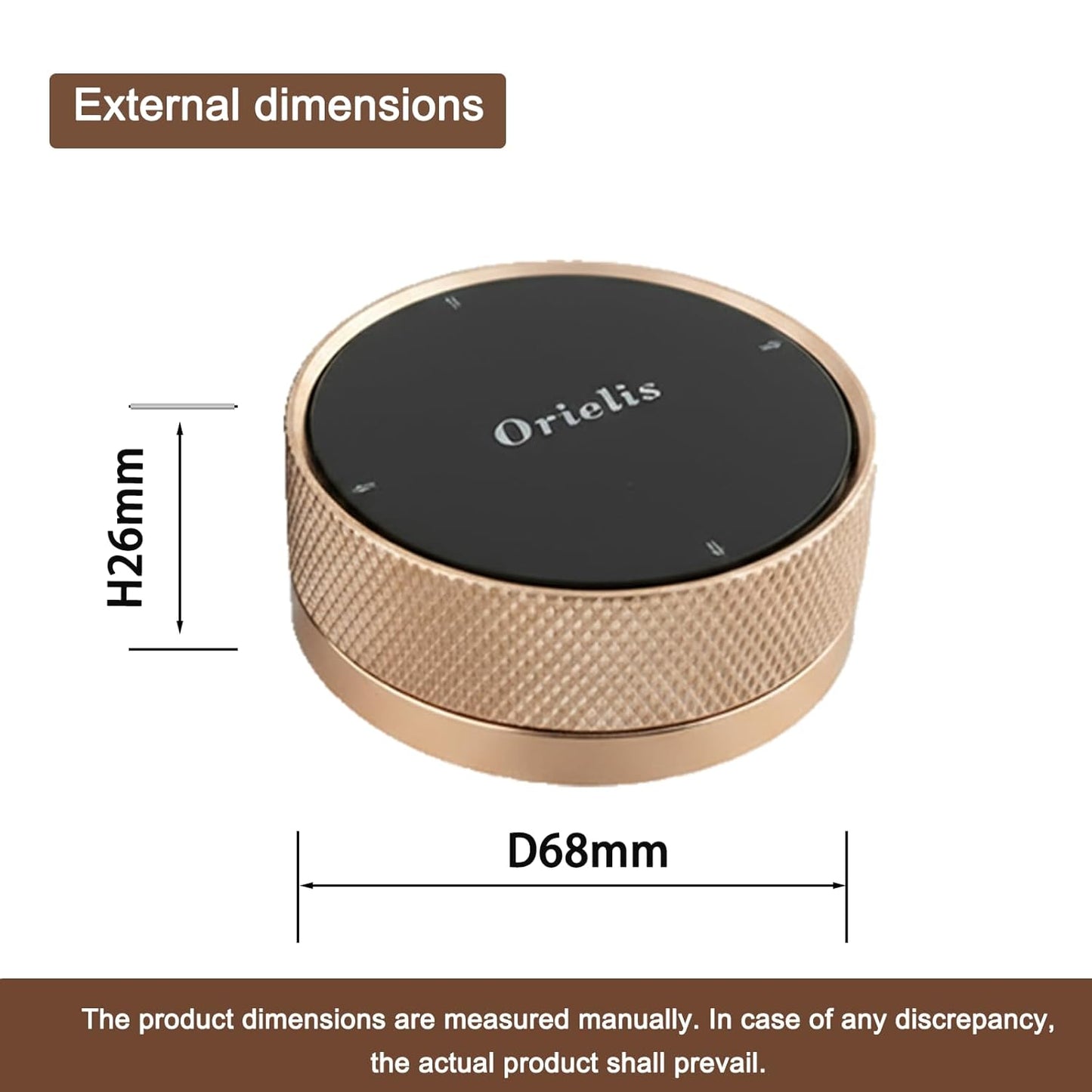 1 PCS Wireless Smart Light Switch Button, Wall-Mounted Rotary Light Switch, Compatible with Tuya Zigbee Gateway (V2 or Higher), Smart Home Control, Easy Wireless Installation