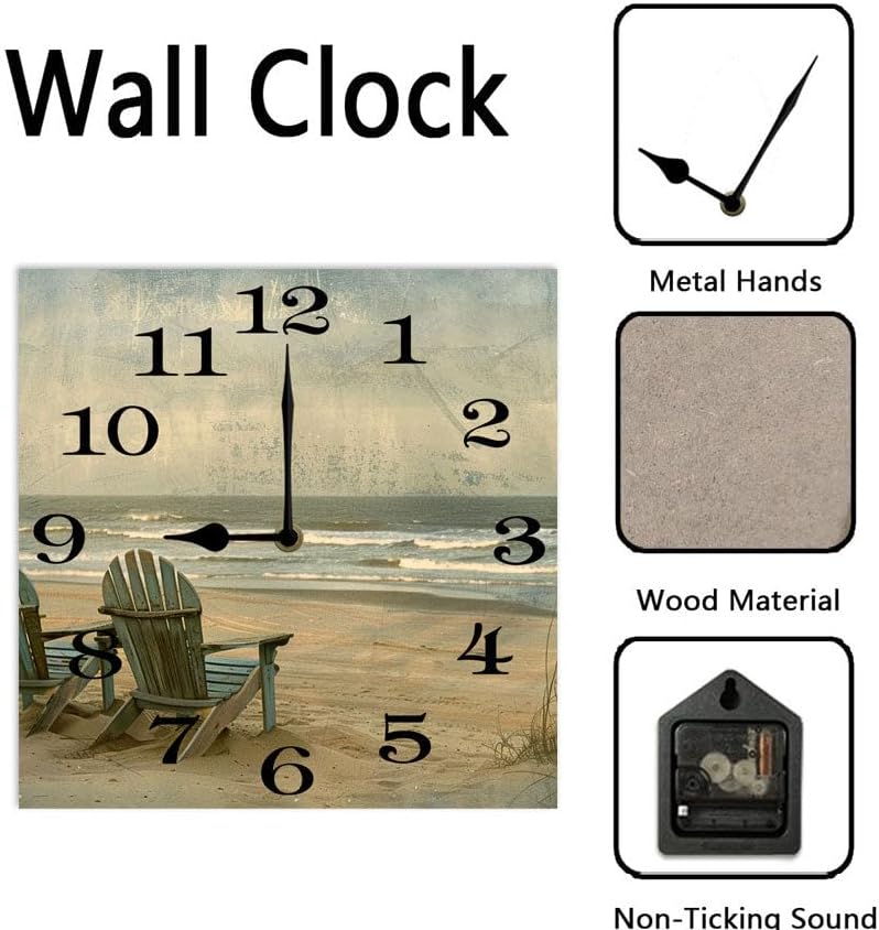 10 in Elegant Kimono Beauties -198 Wood Wall Clock – Digital Time Display, Smart Home Compatible for Bedside or Workspace