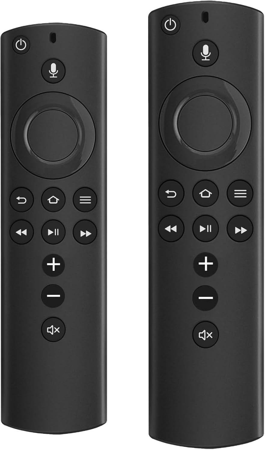 (Pack of 2) New Voice Replacement TV Remote Compatible with Stick 2rd Gen L5B83H, Compatible with Amazon Smart TVs Stick (2nd Gen,3rd Gen,Lite,4K)