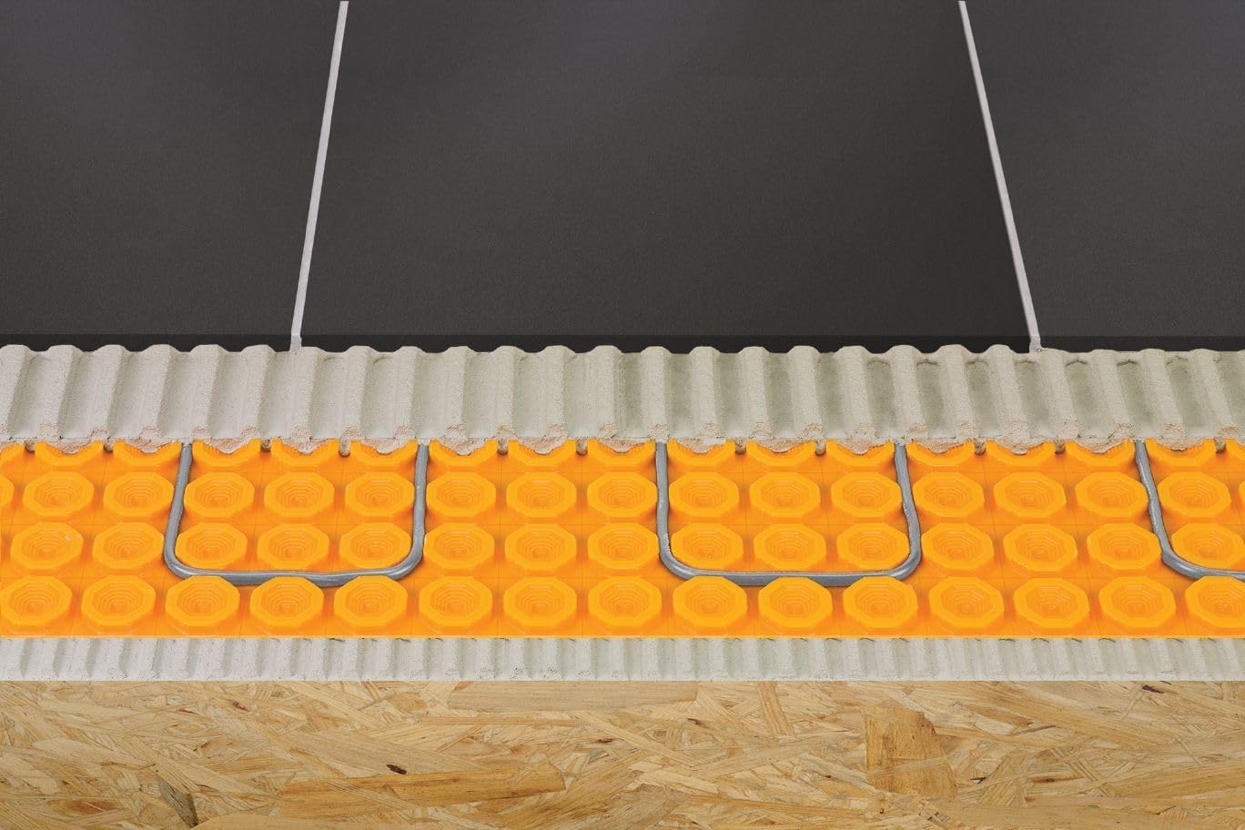 All-in-one Electric Radiant Floor Heating Kit 103 Sq Ft 240V with Smart WiFi Programmable Touchscreen Thermostat, Heating Uncoupling Membrane, Underfloor Heating Cable