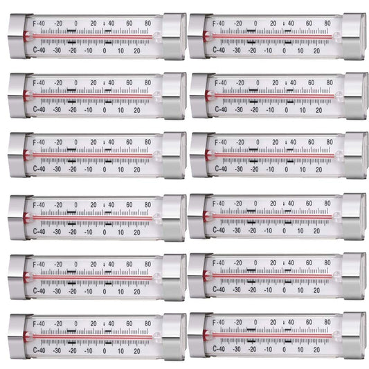 12 Pack Fridge Refrigerator Freezer Thermometer