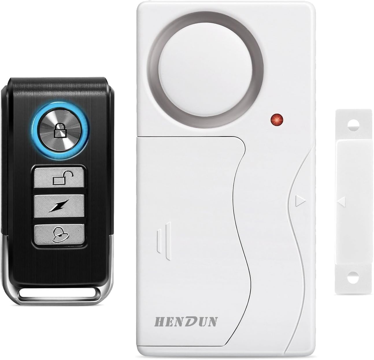 HENDUN Upgraded Door Alarm for Home Security,Pool Alarm for Kids Safety, House Security Sensor,Door Chime with Delay,Wireless Doorbell Ring When Opened (2 Pack)