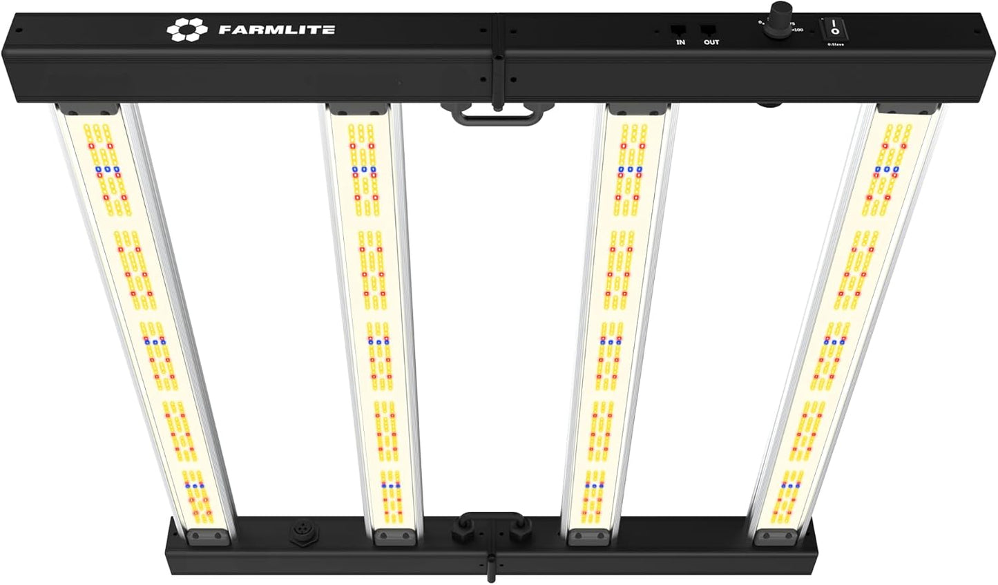 Grow Light FARMLITE LED Grow Lights for Indoor Plants Full Spectrum Growing Light Plant Hanging Growing Lamps Seedling Daisy Chain Dimmable Board 4x4ft Coverage (260watts)