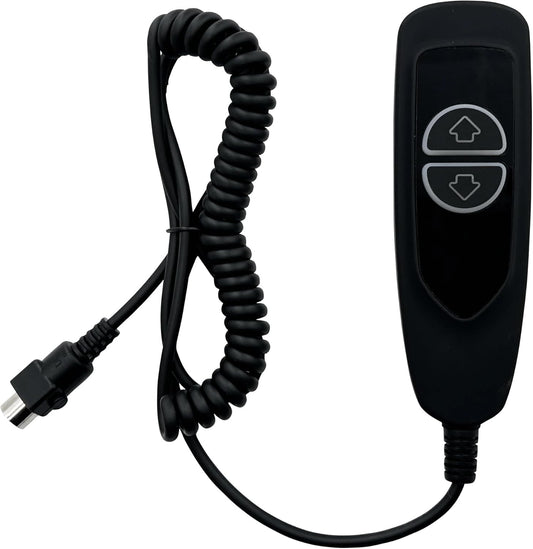 2 Button 5 Pin Remote Hand Control with USB A C Ports and Backlight for Lift Chair Power Recliner Electric Sofa Parts Replacement Handet Controller