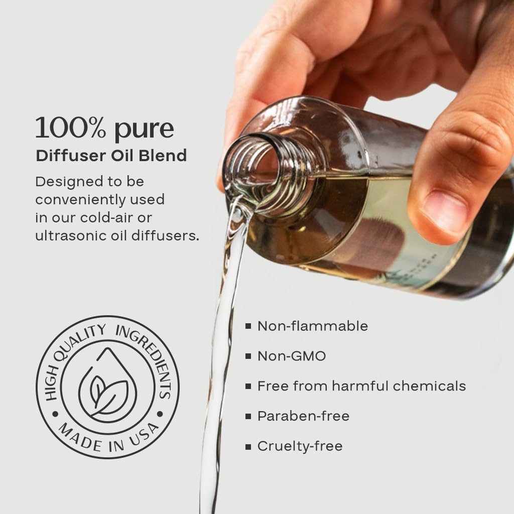AromaPlan Hotel Scents Santal 5 Fl Oz (148ml) & Sample Set with Top 12 Fragrances -Home Luxury Aroma & Hotel Fragrance Diffuser Oil for Aromatherapy, USA Made