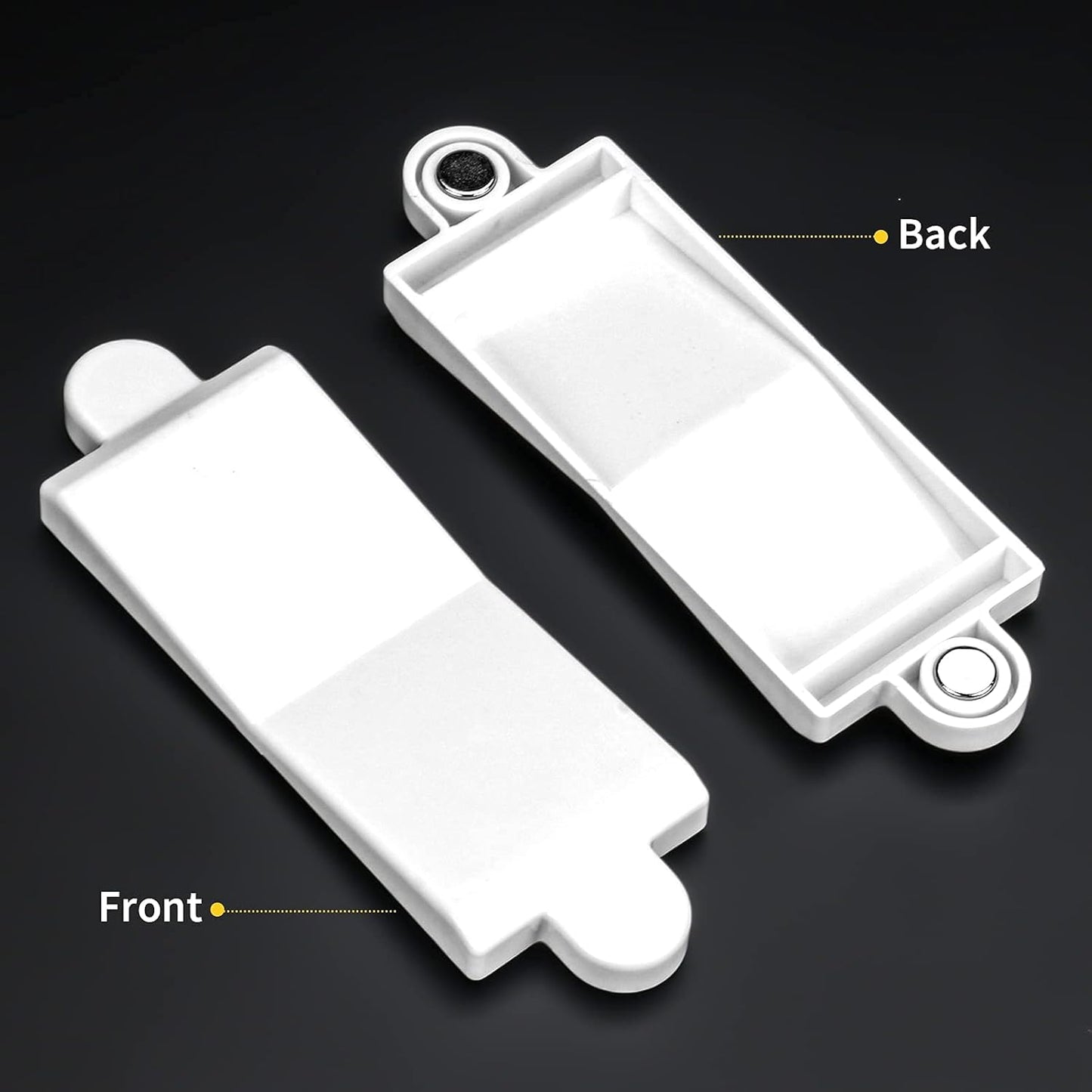 Magnetic Light Switch Guard Cover- PSZEZNZ Light Switch Outlet Covers for Flat Modern Wall Switches-Child Safety Protection(White,4 Piece)