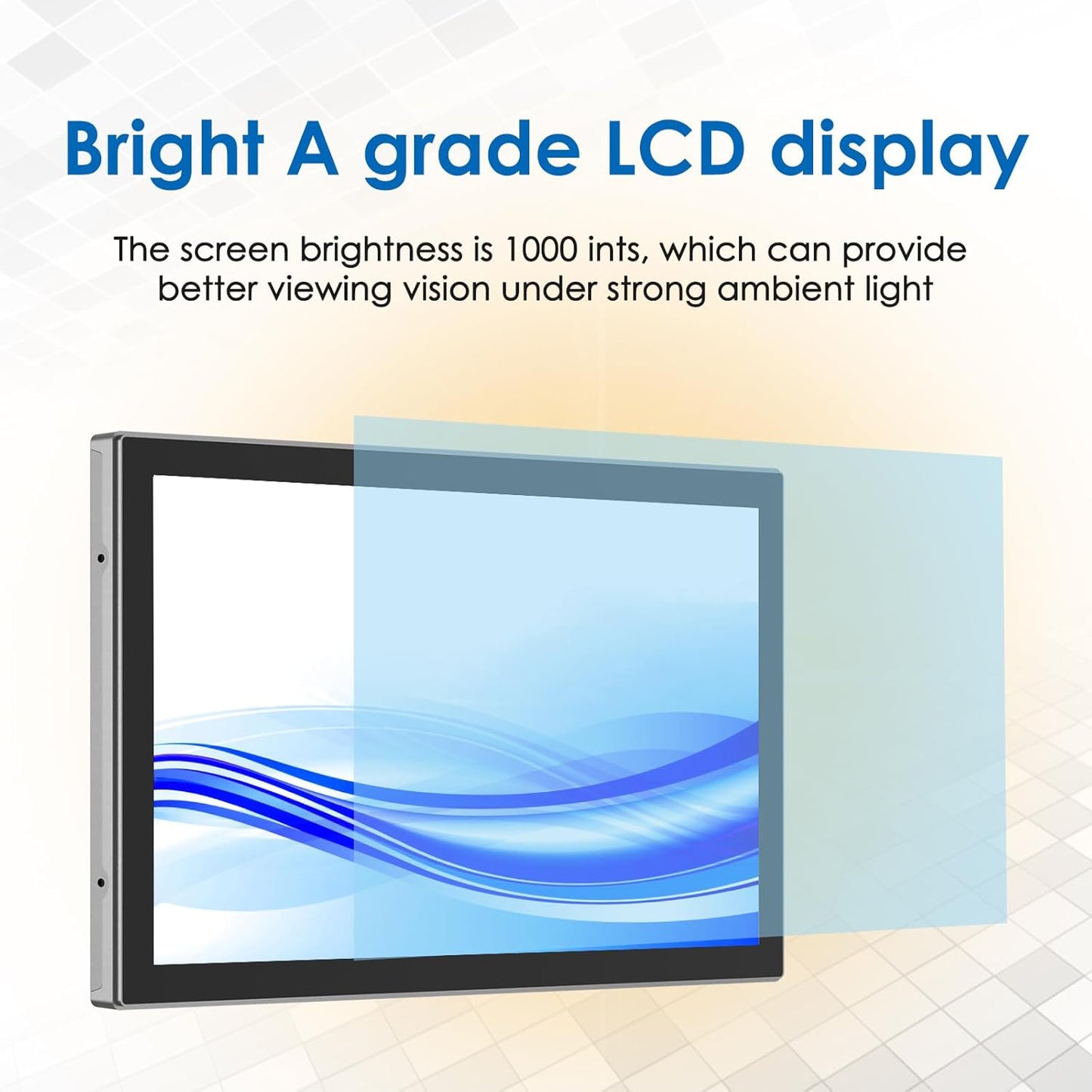 GreenTouch 1000 Nits High Brightness Industrial 18.5 Inch Open Frame Capacitive Touch Screen Monitor