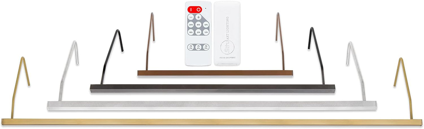 Situ Lighting: Plug-in Vision Series Remote Controlled LED Art and Picture Light - USA Made - Color Tuning 2700K - 4000K
