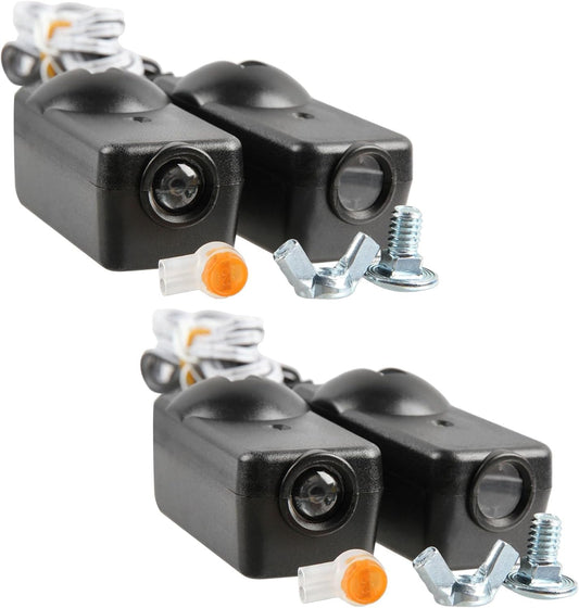 2 Garage Safety Sensors for Lifmaster Sears Chamberlain 41A5034 w/Brackets