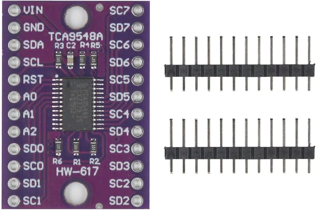 10pcs TCA9548A IIC Multi-Channel Expansion Module 8-Channel I2C Communication Development Board with Reset Function for Arduino