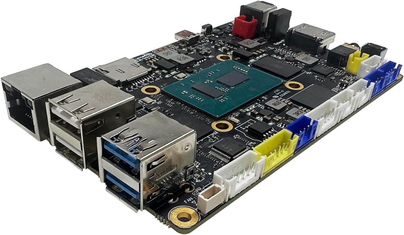 WayPonDEV youyeetoo X1 X86 Single Board Computer - A 64bit Windows 10/11/Linux Mini PC with Celeron N5105 CPU, Support Optional WiFi&BT NFC, PCIE 3.0 M.2 2280 NVMe or SATA SSD (16GB RAM+256GB Storage)