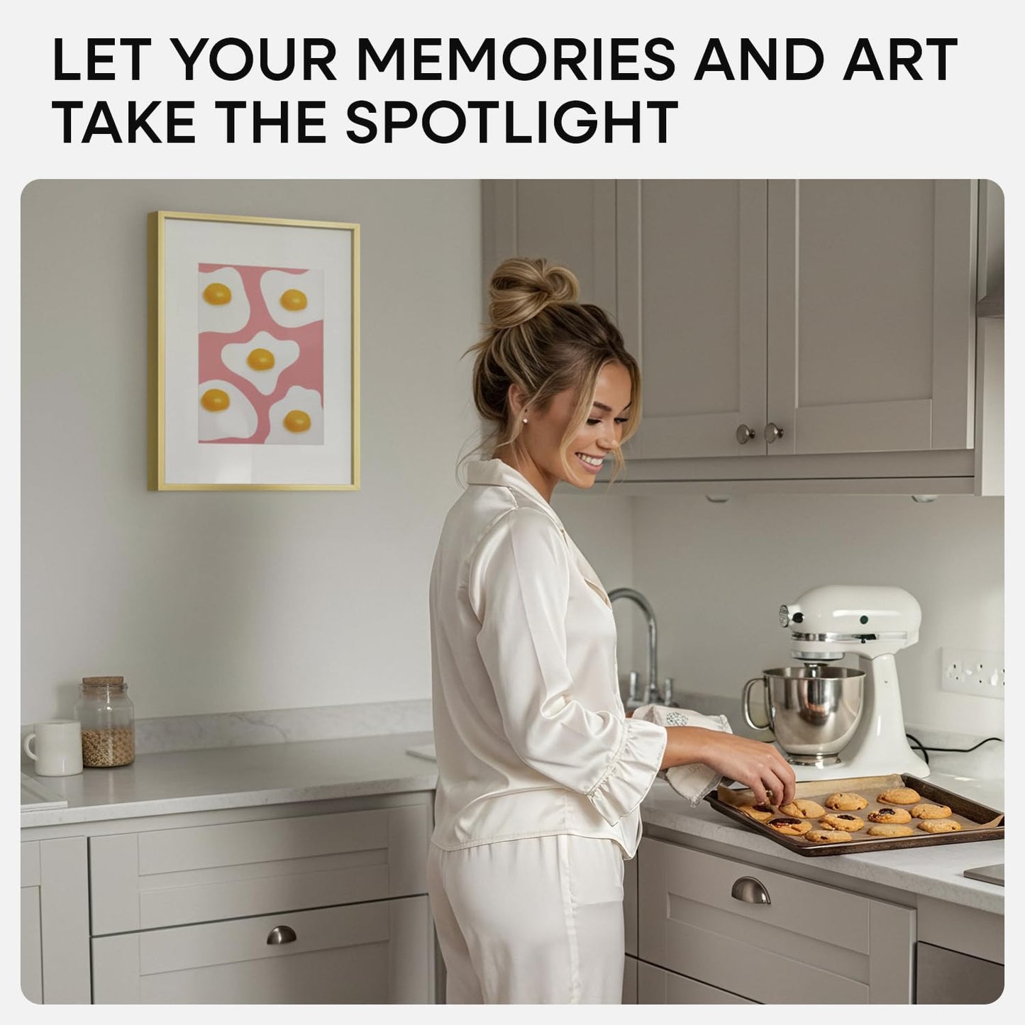 Homeforia A3 Picture Frame Gold, High End Metal 11.7 x 16.5 inch Poster Frames with Mat 8.3 by 11.7 for Photo, A3 Size Frames Matted to A4 Print, 11.7x16.5 Wall Hanging Frame, Tempered Glass, Set of 3