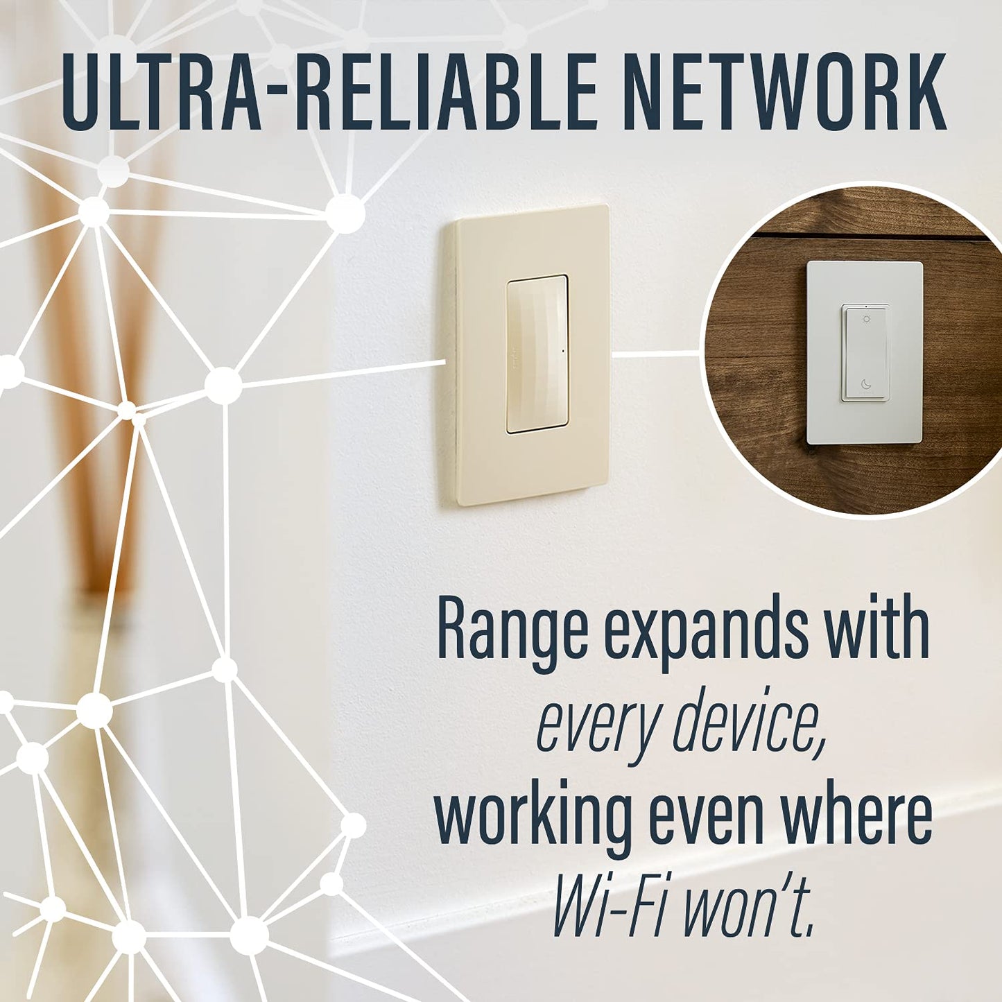 Legrand Radiant WNRR15LA 15 Amp Smart Outlet with Netatmo, Compatible with Alexa, Google Assistant & Apple HomeKit, 15A, Light Almond (1 Count)