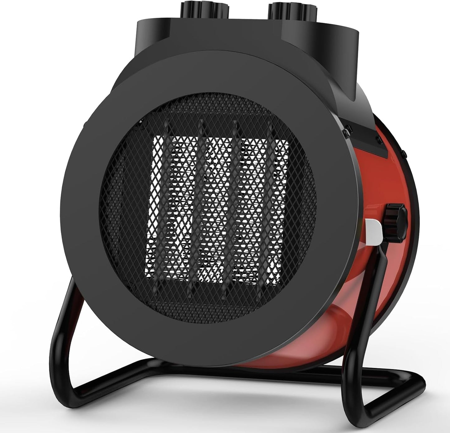 1500W Electric Space Heater with 90 Adjustable Angle, Overheat Protection, Heater for Garage, Office, Indoor Use