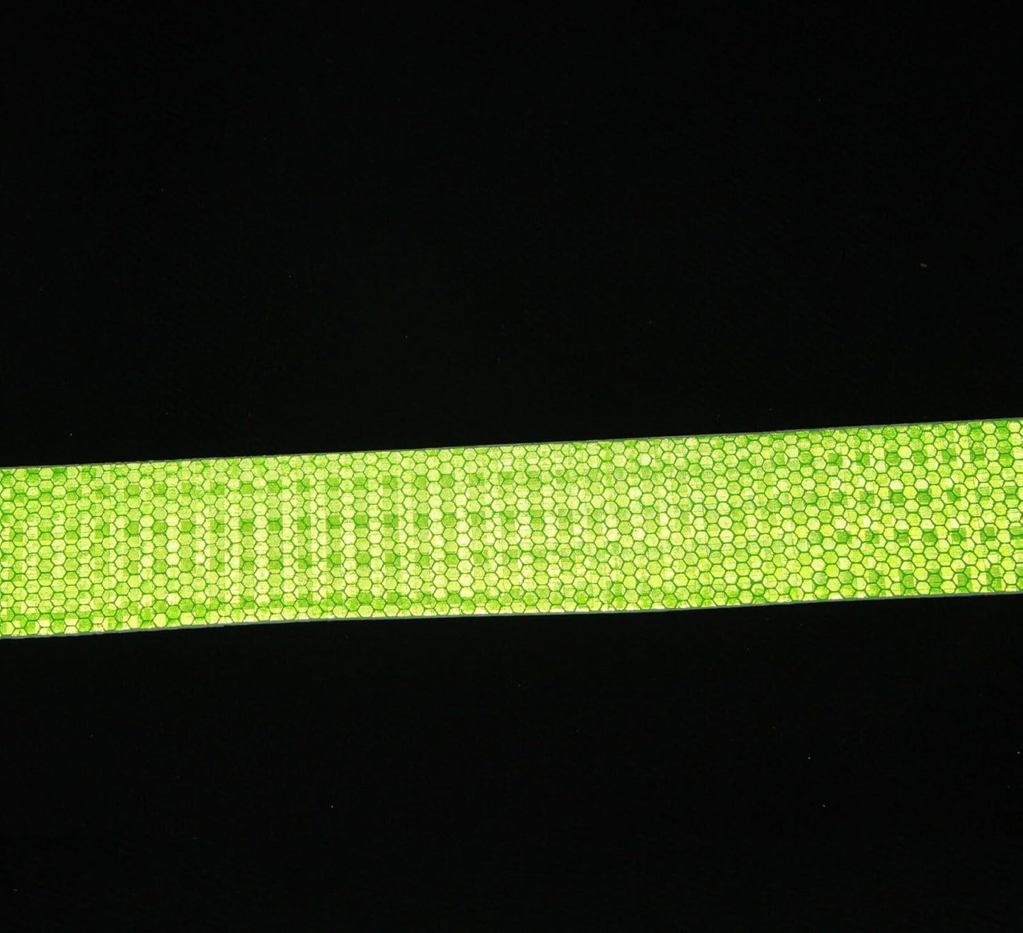 Green Reflective Tape Outdoor Waterproof 1 inch Wide, High Visibility Warning Industrial Marking Tape, Safety Stickers (68 feet,5 Rolls)