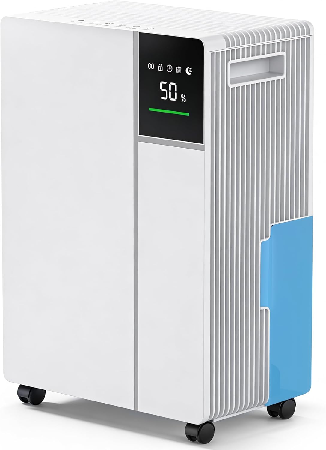 2000 Sq.Ft 25 Pints Dehumidifier with Drain Hose, 32dB Sleep Mode Dehumidifiers for Home, Intelligent Humidity Control, 3 Modes, Auto Off, Safe Dehumidifier for Basement, Bedroom Bathroom Garage RV