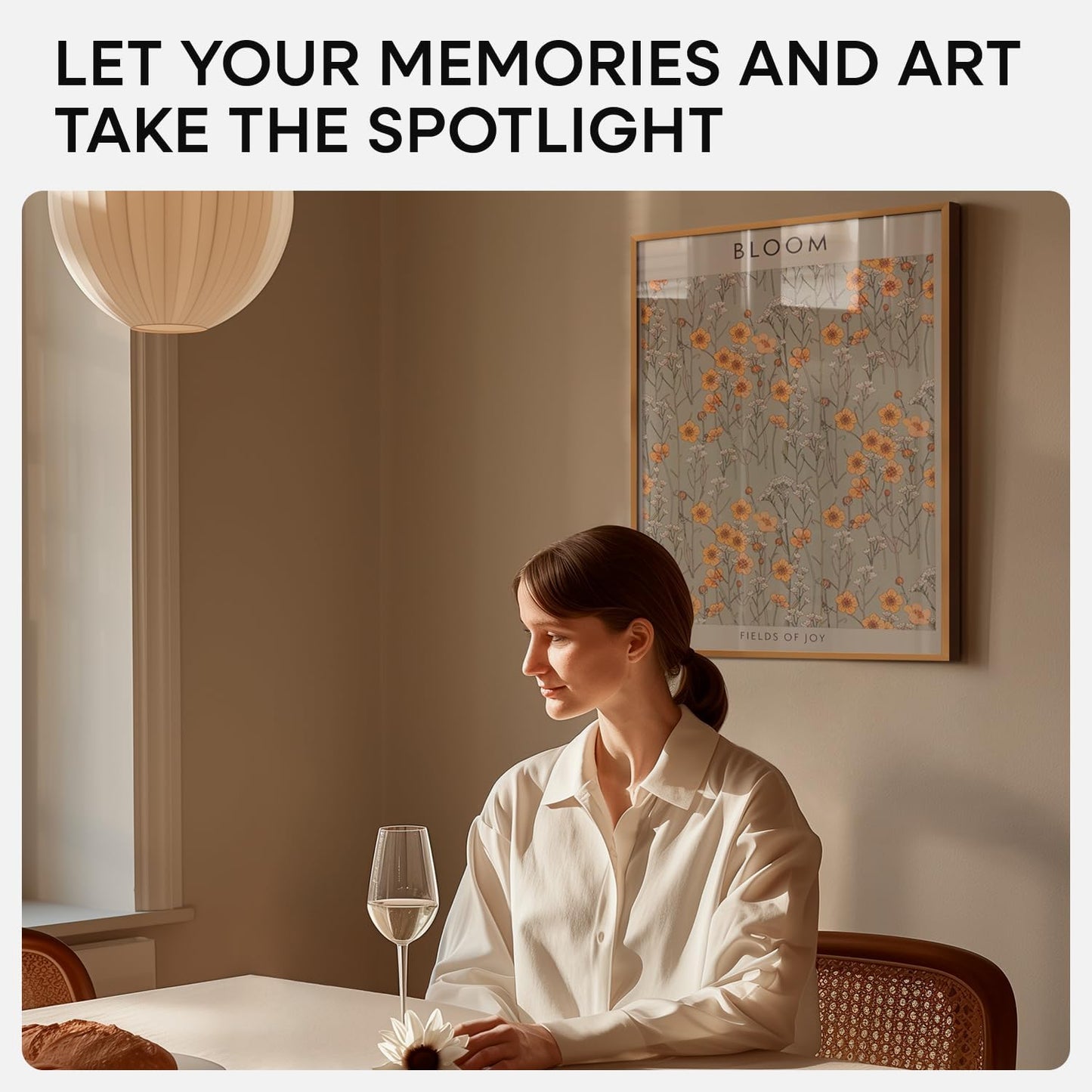 Homeforia Picture 16x20 Bronze Frame, High End Metal 16x20 Brass Poster Frames with Mat 11x14 for Photo, 16 x 20 Frame Matted to 11 by 14 Print, 20x16 Hanging Frames, Tempered Glass, Wall Kit, Set of 2