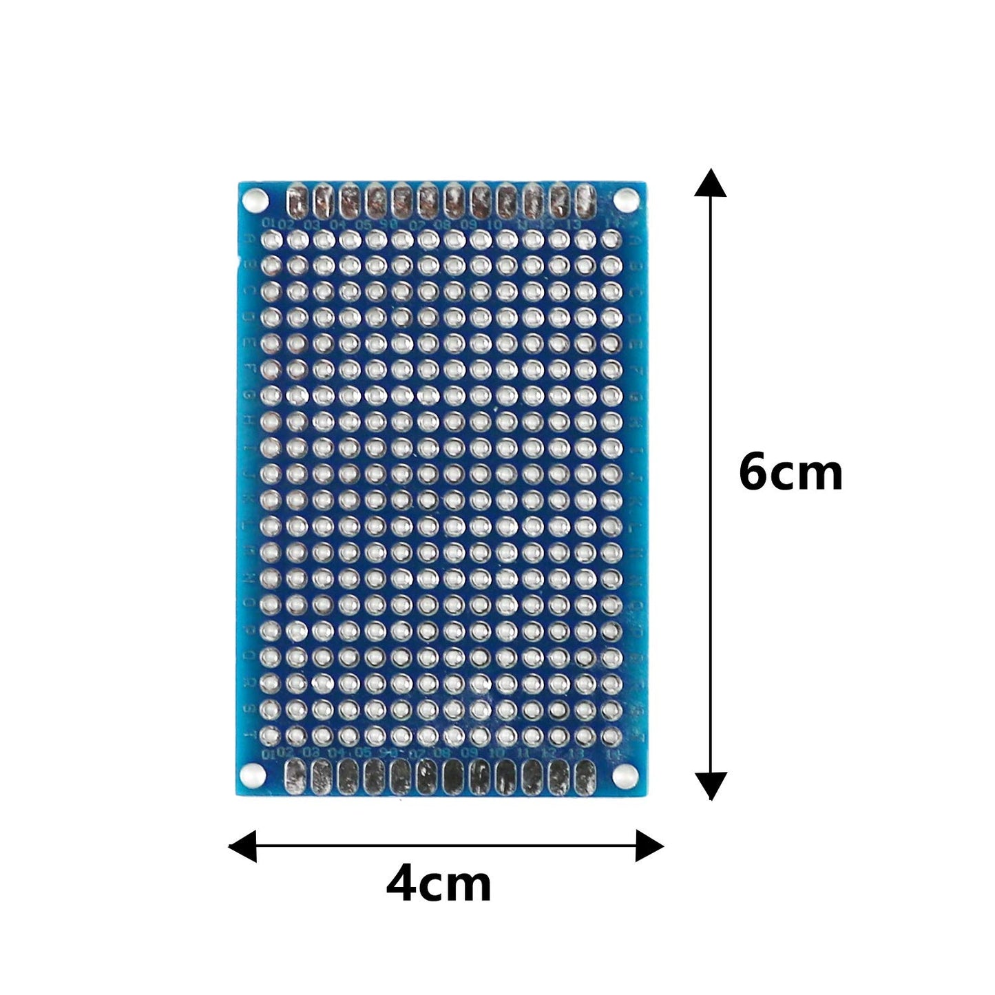 20 Pcs(4x6cm) Double Sided PCB Board Prototype Kit Soldering 4 Colour Universal Printed Circuit Board for DIY Soldering and Electronic Project