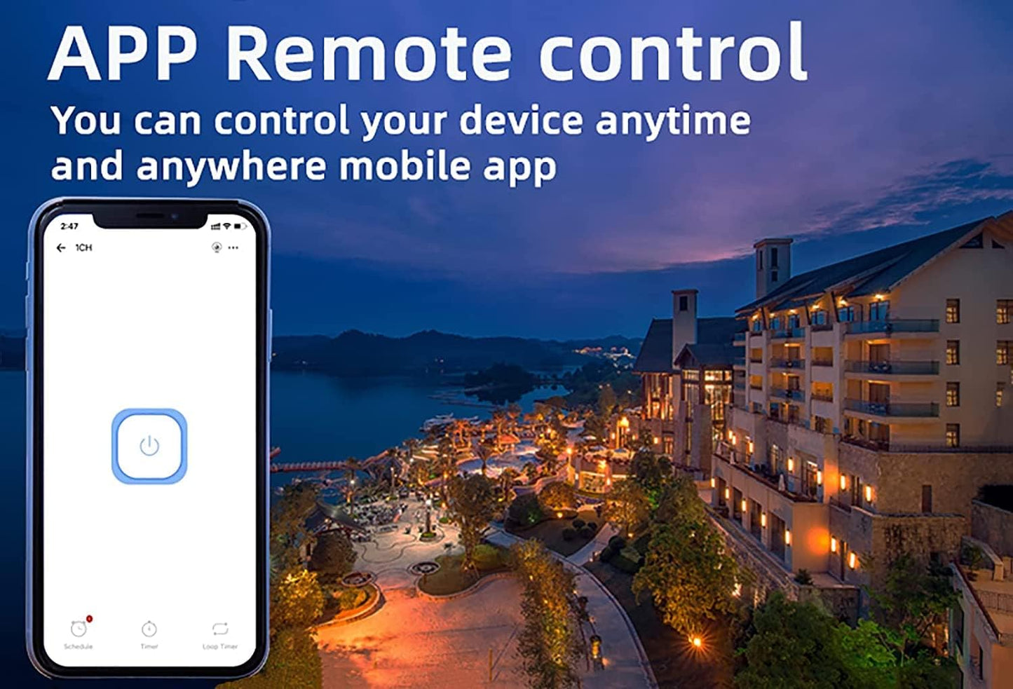 1 Channel Smart WiFi Relay Switching Module USB 5V/AC85V-250V, Supports Bluetooth Control, eWeLink App Remote Control, for Alexa Google Home